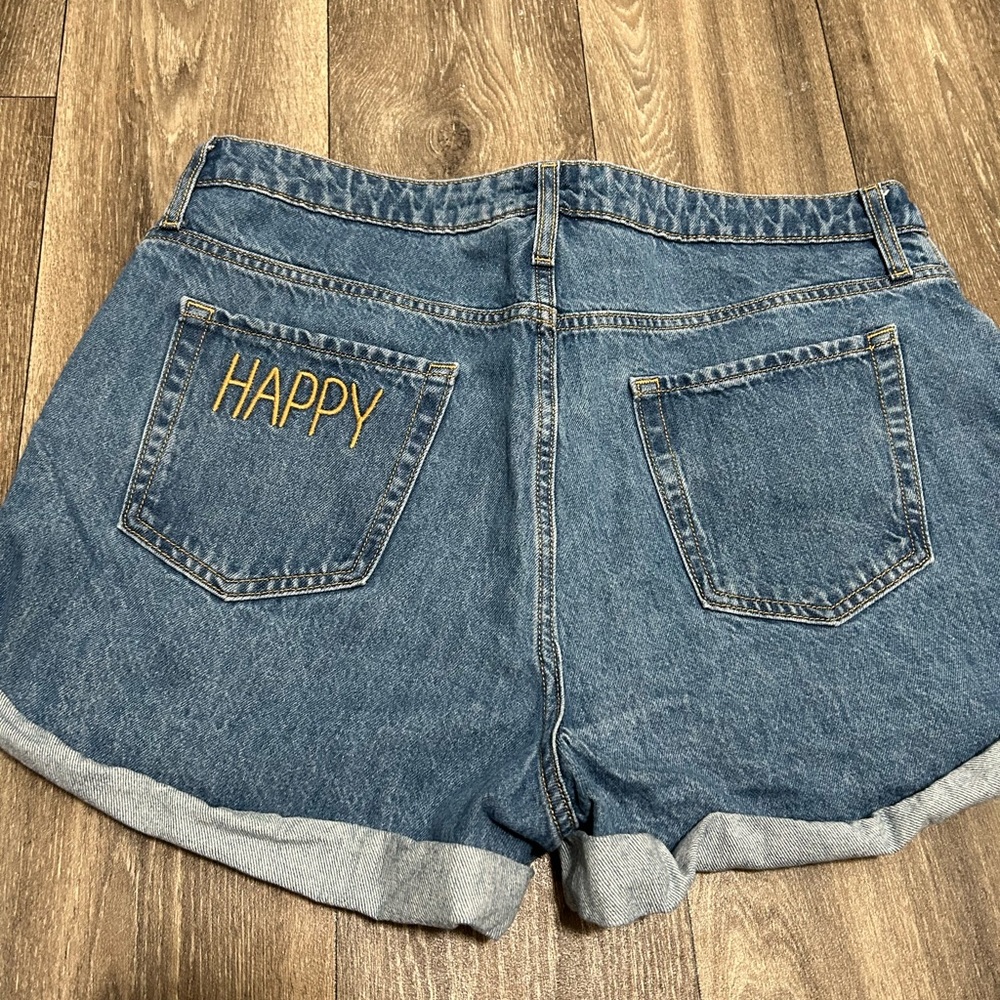 Wild Fable high rise mom Jean shorts Size 14/32R